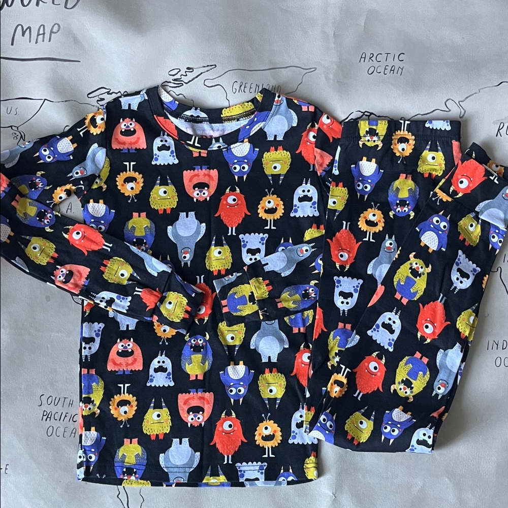 Children’s Place Kids Pajama Set with Monsters
